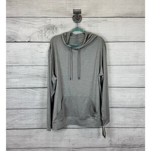 & Lore Men's Gray Adventure Outdoor Hooded Pullover Shirt Size XXL